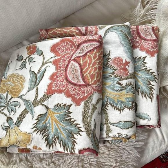 Pottery Barn Cynthia Palampore 50W x 96L Curtains. Retail per panel $189 - Picture 8 of 14